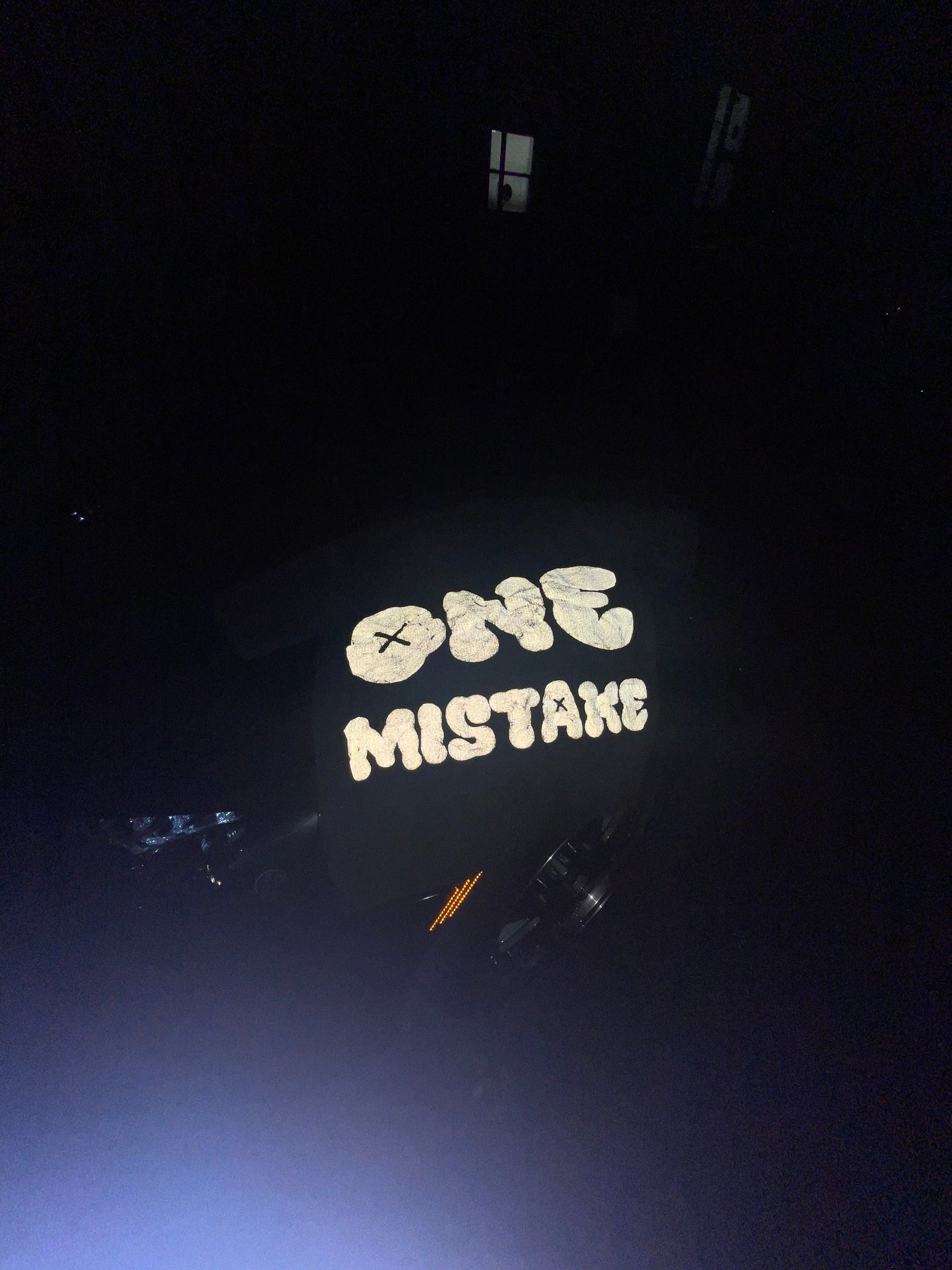 "One Mistake" Heavyweight Reflective Tee